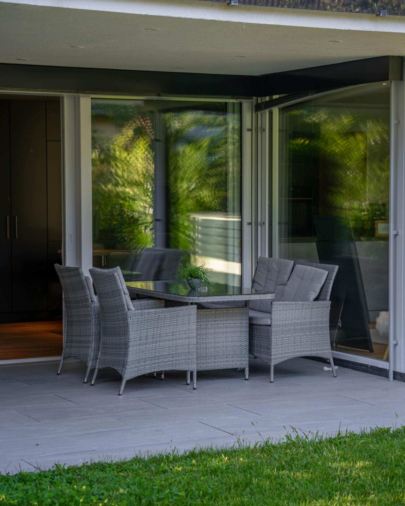 Sonnige Gartenwohnung Fritzens Luaran gambar